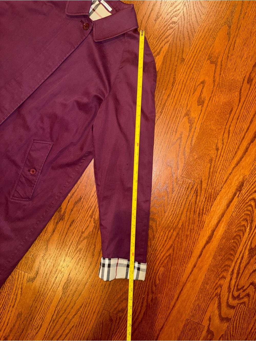 Burberry Women's Maroon Trench Coat - Picture 7 of 9